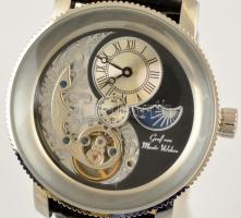 Graf von Monte Wehro mechanikus karóra. bőr szíjjal, újszerű, működő állapotban d: 42 mm