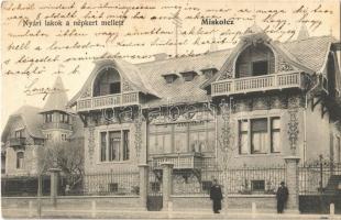 1906 Lillafüred (Miskolc), Nyári lakok a népkert mellett, villák (EK)