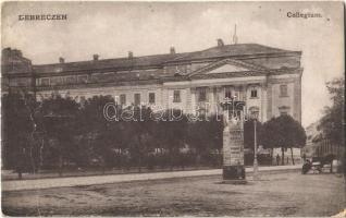 1907 Debrecen, Collegium, hirdetőoszlop. W. L. 207. (EB)