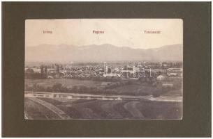 Fogaras, Fagaras; 7 db régi képeslap albumba beragasztva / 7 pre-1945 postcards glued in an album