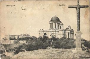 1913 Esztergom, Bazilika, kereszt (fl)