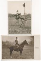 21 db RÉGI motívum képeslap: ló / 21 pre-1945 motive postcards: horse