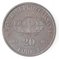 1984. 20Ft Cu-Ni "FAO III." jelzett próbaveret T:BU
Hungary 1984. 20 Forint "FAO III...
