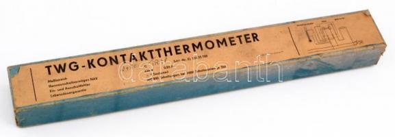 TWG-Kontaktthermometer, eredeti dobozában, h: 38 cm