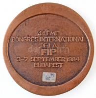 1984. "FIP '84 - Fédération Internationale Pharmaceutique / Budapest" Br emlékplakett...
