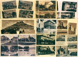 1930-1950 29db magyar osztott városképes lap / 29 Hungary cards