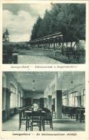1931 Szentgotthárd, Fekvőcsarnok a fenyvesparkban, Iskolaszanatórium ebédlője, belső