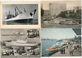 32 db MODERN hajós motívum képeslap / 32 modern ship motive postcards