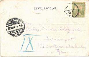 1903 Tamási, Tolna-Tamási; látkép. Jeruzsálem Ede kiadása (EB)