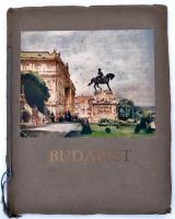 1931 Budapest. Csánky Dénes illusztrációival. Bp., Budapest Székesfőváros Idegenforgalmi Hivatala, 2 p.+14 t. (Csánky Dénes akvarelljei.) A képek előtt öt nyelvű hártyapapírral. Kiadói zsinórfűzött papírkötés, szakadozott borítóval.