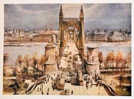 1931 Budapest. Csánky Dénes illusztrációival. Bp., Budapest Székesfőváros Idegenforgalmi Hivatala, 2...