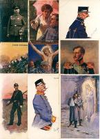 19db I világháborús katonai téma / 19 military postcards 1st world war