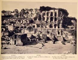 Vegyes leporelló/album tétel, 3 db: Ricordo di Genova, Ricordo di Venezia, Ricordo di Roma. Fekete-f...