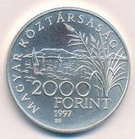 1997. 2000Ft Ag "Régi balatoni hajók / Helka & Kelén" kapszulában, tanúsítvánnyal T:BU...