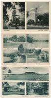 5 db RÉGI magyar városképe lap: Bánk, Máriabesnyő, Nyíregyháza, Kiskunhalas, Balatonfenyves / 5 pre-...