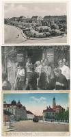28 db RÉGI történelmi magyar városképes lap, vegyes minőség / 28 pre-1945 town-view postcards from t...