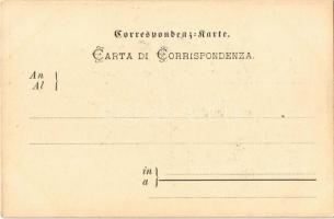 1899 Parenzo, Porec (Istria); Riva, Castello Polesini / shore, castle