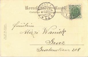 1907 Brijuni, Brioni (Adria), Bad Saluga / baths. Heliogr. v. J. Löwy