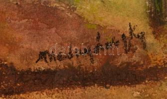 Mednyánszky jelzéssel: Erdő részlet. Akvarell, papír,  24,5×35 cm