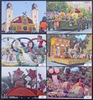 Debreceni virágkarnevál 54 darabos modern képeslap sorozat saját dobozában