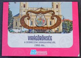 Debreceni virágkarnevál 54 darabos modern képeslap sorozat saját dobozában