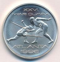 1995. 1000Ft Ag "Nyári Olimpia-Atlanta - Vívás" kapszulában, tanúsítvánnyal T:BU Adamo EM143