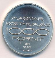 1995. 1000Ft Ag "Nyári Olimpia-Atlanta - Vívás" kapszulában, tanúsítvánnyal T:BU Adamo EM1...