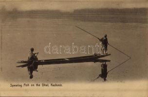 Dal Lake, Dhal (Kashmir); Spearing fish, folklore