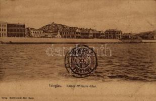 Qingdao, Tsingtau, Kiautschou Bay concession; Kaiser Wilhelm Ufer / Wilhelm II port.