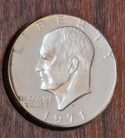 Amerikai Egyesült Államok 1971S 1$ Ag "Eisenhower" karton dísztokban T:PP
USA 1971S 1 Dol...