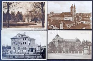 84 db RÉGI városképes lap: történelmi magyar és külföldi / 84 pre-1945 town-view postcards: European and from the Kingdom of Hungary