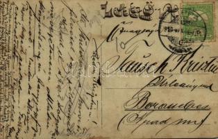 1910 Lippa, Lipova; Baromfiudvar, tyúkokkal és malacokkal / barton, woman feeding chickens and pigs....