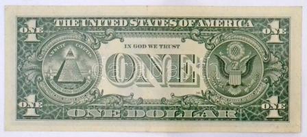 Amerikai Egyesült Államok 1961-1962. (1957A) 1$ "Silver Certificate - kisméretű", kék pecs...