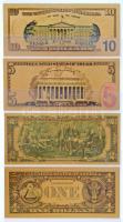 Amerikai Egyesült Államok 1976-2009. 1$-100$ (8x) aranyozott bankjegy replikák T:I
USA 1976-2009. 1...
