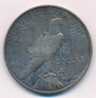 Amerikai Egyesült Államok 1923. 1$ Ag Béke T:2 patina, ph.  USA 1923. One Dollar Ag Peace C:XF edge error, patina  Krause KM#150