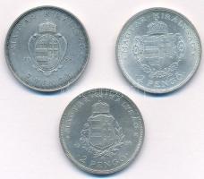1935. 2P Ag "Pázmány" + 1935 2P Ag "Rákóczi" + 1936. 2P Ag "Liszt Ferenc&qu...