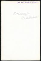 cca 1933 Kinszki Imre (1901-1945) budapesti fotóművész hagyatékából, pecséttel jelzett vintage fotó,...