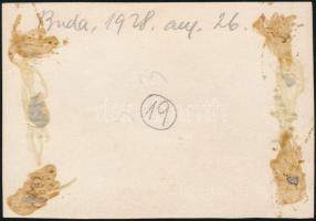 1928 augusztus 26. Kinszki Imre (1901-1945) budapesti fotóművész hagyatékából, vintage fotó, a szerz...