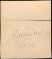 1930 Kinszki Imre (1901-1945) budapesti fotóművész hagyatékából, vintage fotó, a szerző által felira...