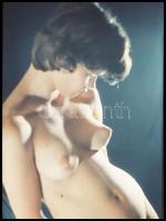 cca 1968 Czakó László (?-?) pécsi fotóművész hagyatékából 9 db vintage diapozitív aktfelvétel, 24x36...