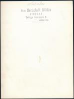 cca 1937 Korschelt Miklós (1900-1982): Lakatos, pecséttel jelzett vintage fotóművészeti alkotás, 22,...