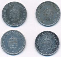 1916-1920KB 20f Fe (4xklf) T:1-,2