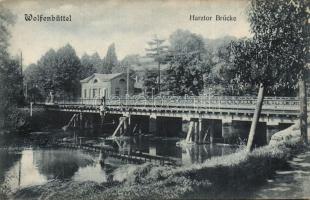 Wolfenbüttel, Harztor Brücke / bridge