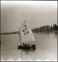 cca 1965 Velencei-tó, Sinka Antal - a velencei Agrokomplex fotósának - képriportja, 8 db vintage neg...