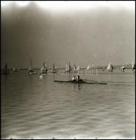 cca 1965 Velencei-tó, Sinka Antal - a velencei Agrokomplex fotósának - képriportja, 8 db vintage neg...