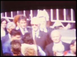 1989. június 16. Nagy Imre miniszterelnök újratemetése, a TV képernyőjéről készített 37 db diapozití...