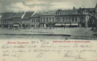 Kolozsvár King Matthias Square detail