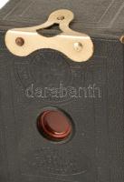 Kodak Eastman Brownie No.0 Model A box fényképezőgép, jó állapotban, bőr tokkal / Vintage Kodak Brow...