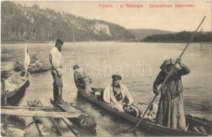 Ural, Vishera River, Akchim dock