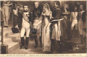 Napoléon recoit la Reine de Prusse a Tilsit / Napoleon receives the Queen of Prussia at Tilsit s: Nicolas Louis Gosse